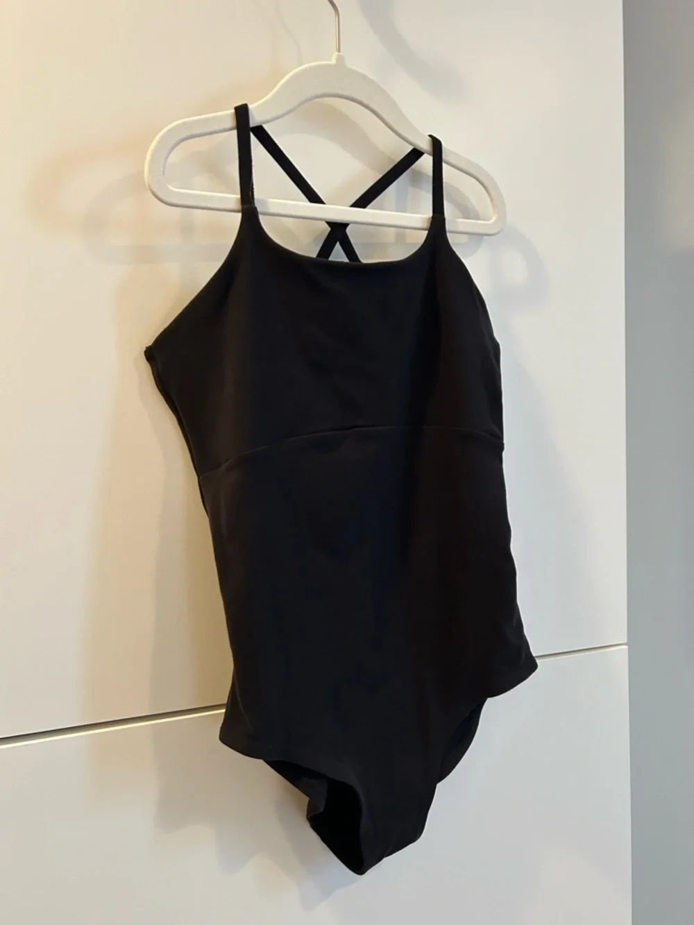 Athleta Girl Black Girls' Got Your Back Leotard - Size 12 - Picture 4 of 8
